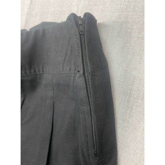 Lot of Two The Children's Place Girl's Black and Tan Side Zip Mini Uniform Skirt - Picture 8 of 11